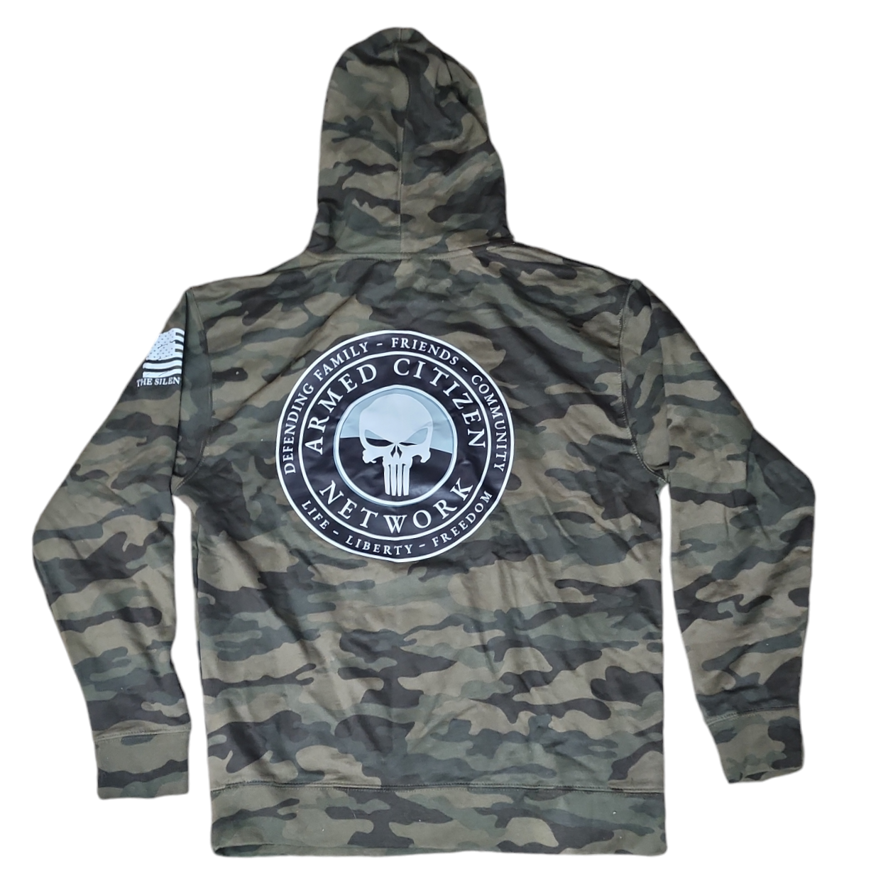 Trust GOD - Not Government Green Camo Hoodie