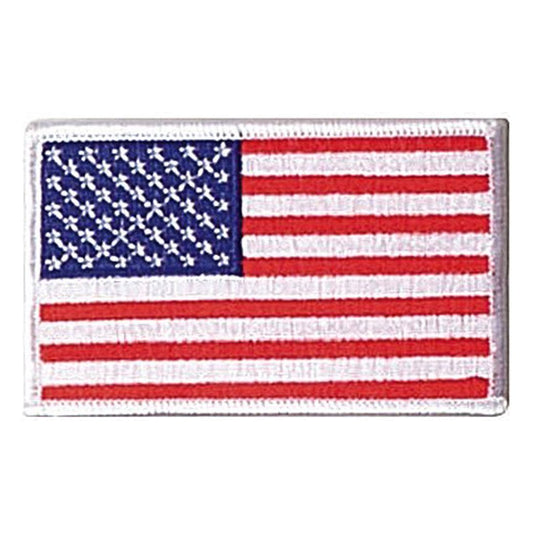 Rothco Iron On / Sew On Embroidered US Flag Patch