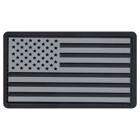 Rothco PVC US Flag Patch With Hook Back