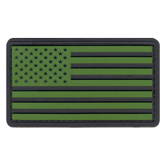 Rothco PVC US Flag Patch With Hook Back