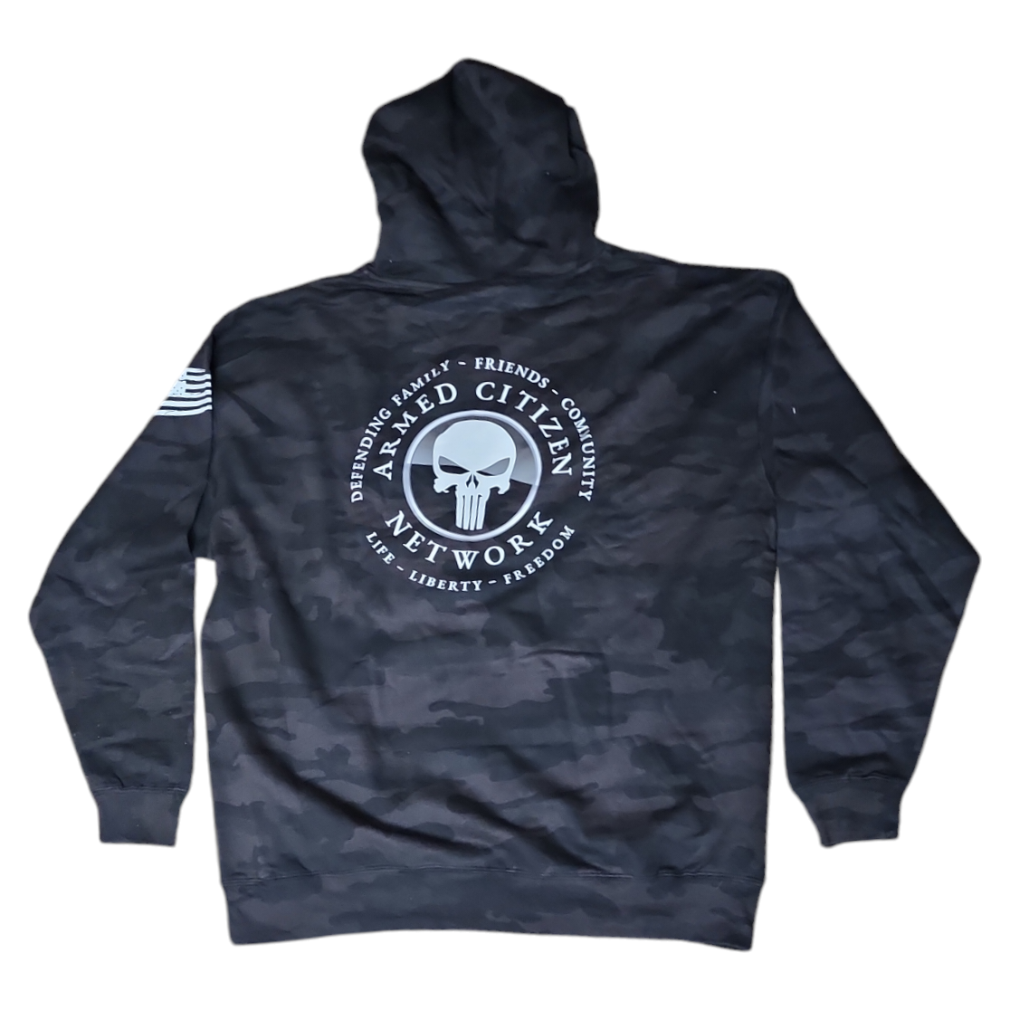 Trust GOD - Not Government Black Camo Hoodie